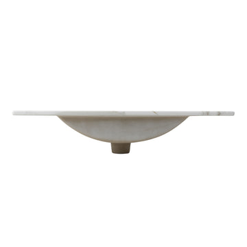 Ancillary 3-Hole 20 in. W x 18.25 in. D Classic Contemporary Rectangular Ceramic Single Sink Basin Vanity Top